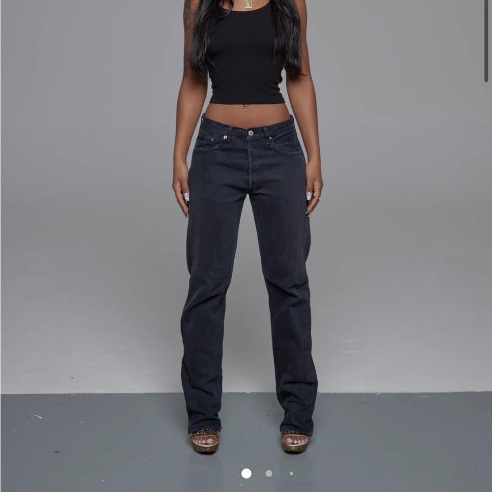 Charcoal levi jeans a vintage fit